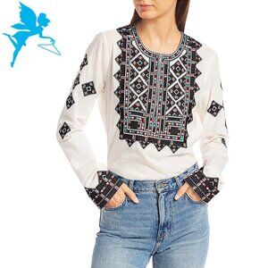 FIGUE Iris Embroidery Tunic